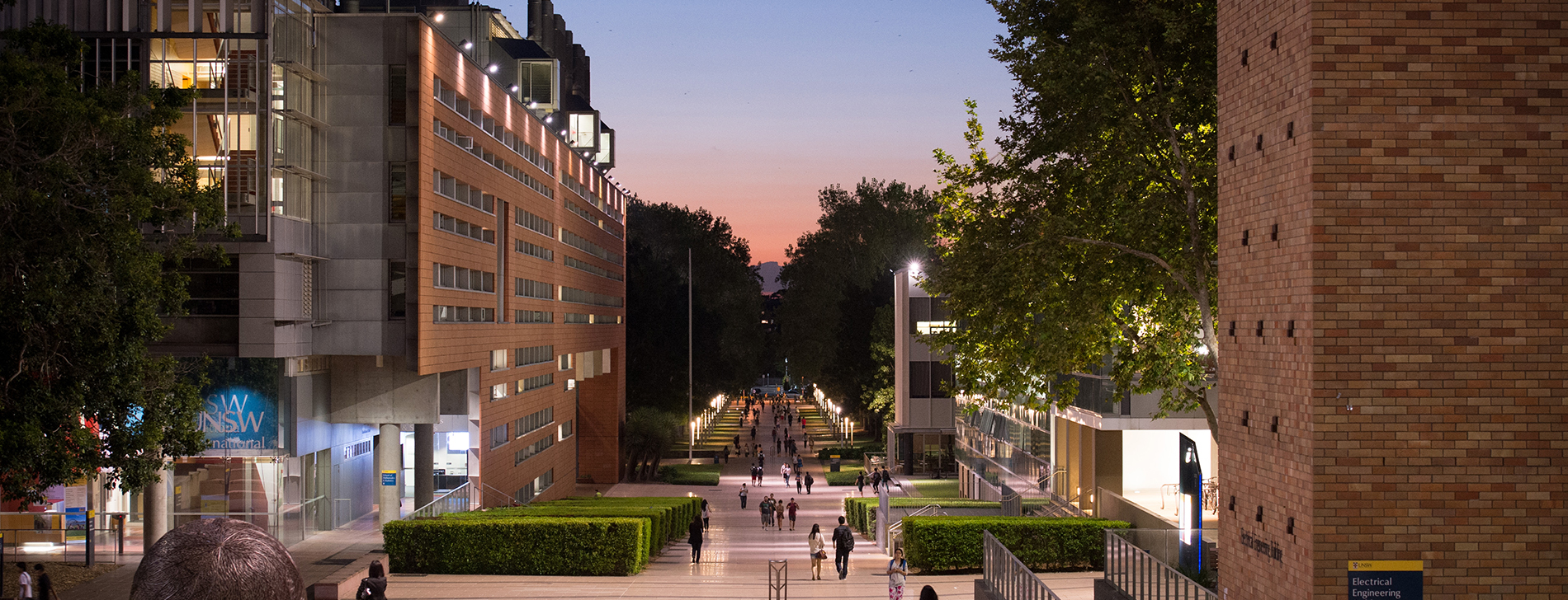 UNSW walk way